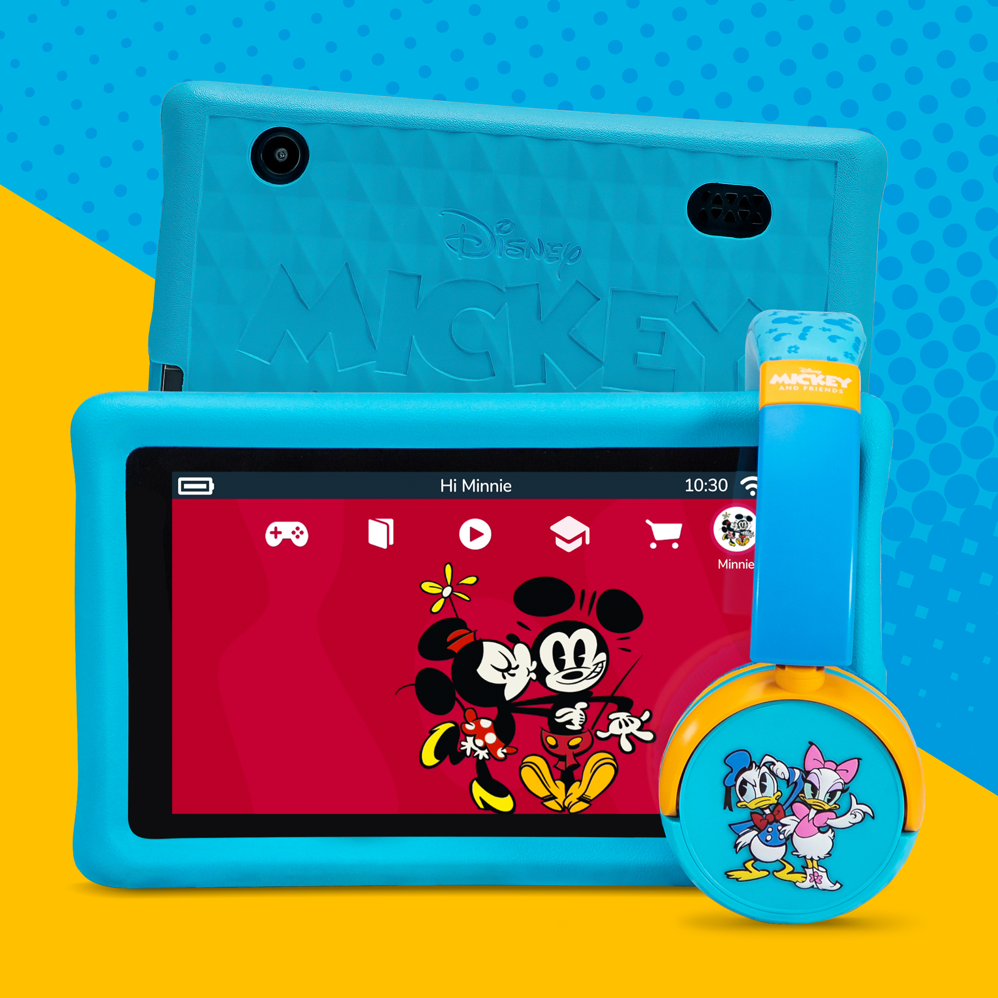 Disney's Mickey and Friends 7 Tablet & Headphone Bundle – Pebble Gear USA